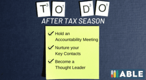 After Tax Season Checklist